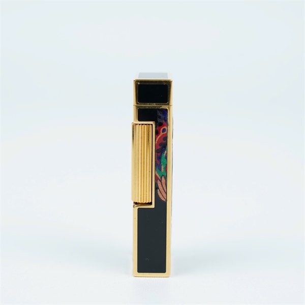 Bật lửa Dunhill đen hình phượng KG+