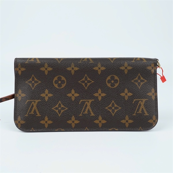Ví LV hoa nâu gập 2 +