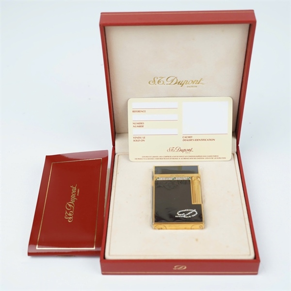 Bật lửa S.T Dupont đen (10GFD37) KG+