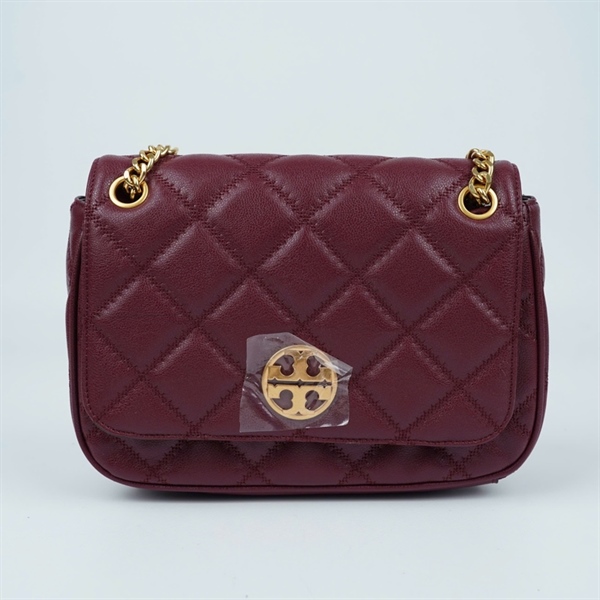 Túi Tory Burch đỏ tím sz24 KG+