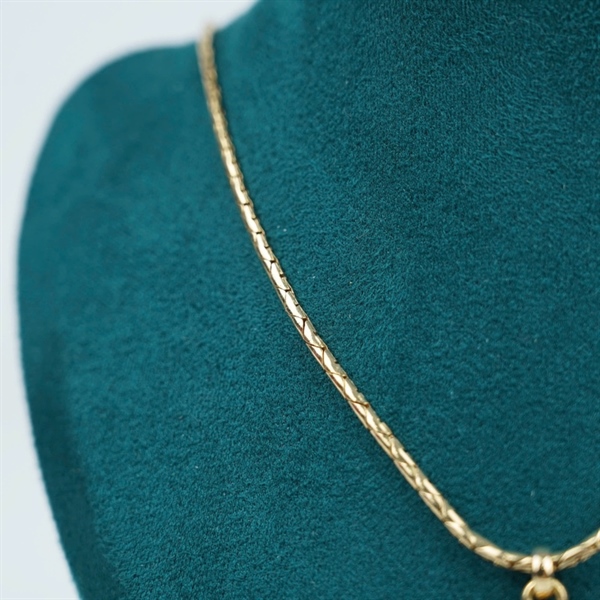 Dây chuyền Dior mặt đen (HN) KG+