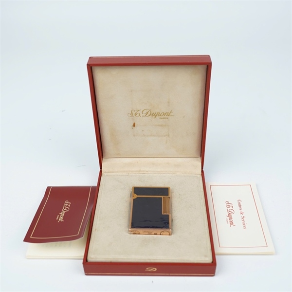 Bật lửa S.T Dupont xanh đậm (83BLG42) KG+