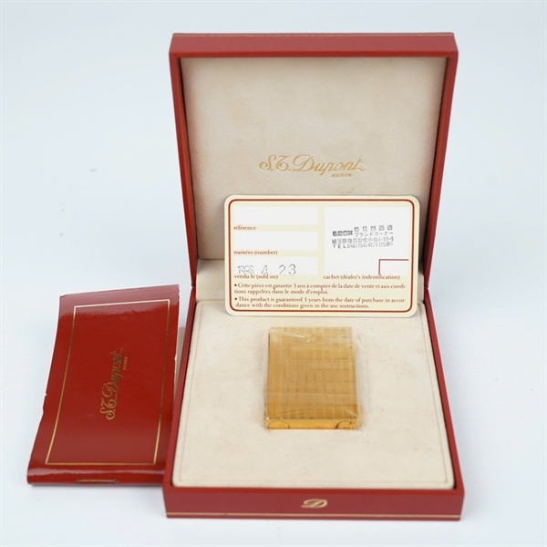 Bật lửa S.T Dupont vàng (163KH99) KG+