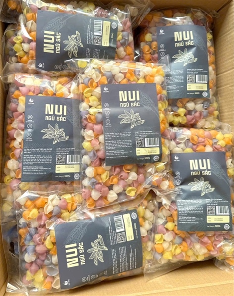 Nui ngũ sắc sò 500g