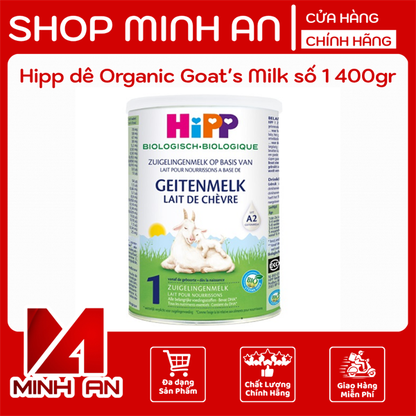 Sữa dê Hipp Organic Goat's Milk số 1 400gr