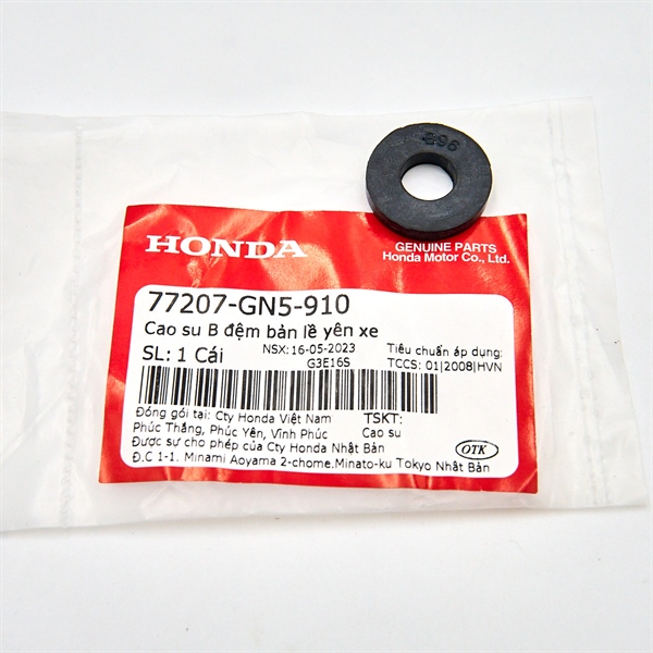 Cao su B đệm bản lề yên xe Honda Việt Nam