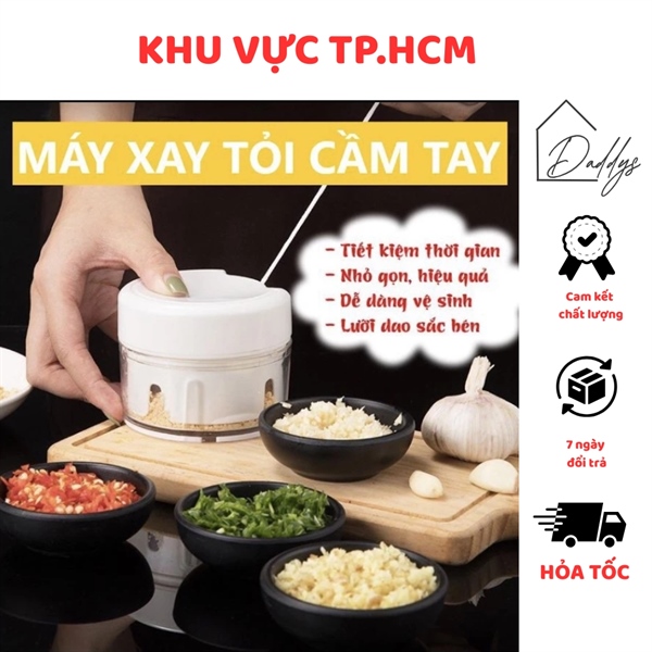 Máy xay tỏi ớt mini cầm tay đa năng - FOOD CHOPPER