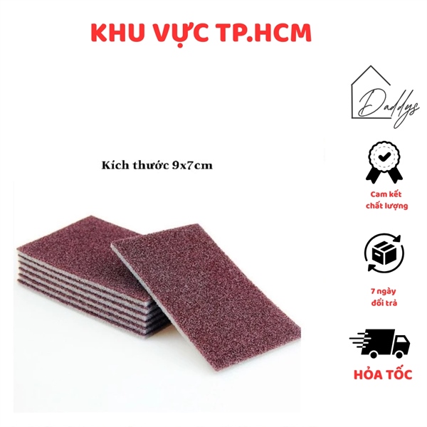 Miếng xốp nhám cọ rửa xoong nồi, đồ dùng nhà bếp - đa năng, tiện dụng