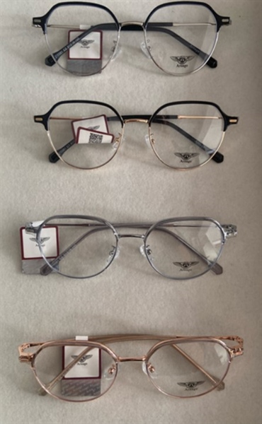 Kính Nhựa mix Kim loại Dáng chân mày ANARGE 210391