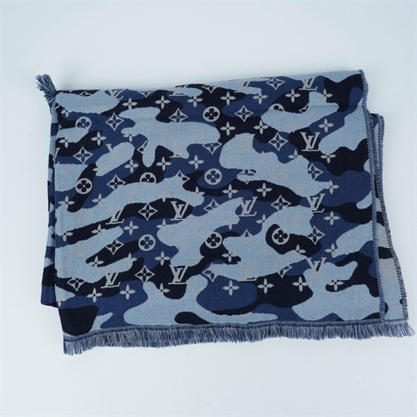 Khăn LV xanh họa tiết sz68x200 (PN) KG+