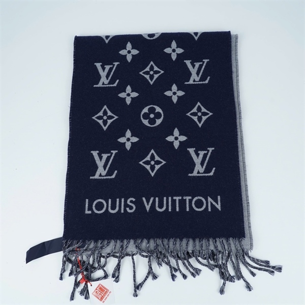 Khăn LV hoa xanh sz34x180 (PN) KG+