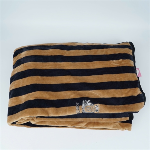 Chăn mền Fendi nâu sọc đen (PN) KG+