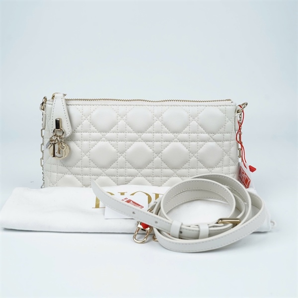 Túi Dior trắng (42-MA-0293) sz22 (PN) KG+