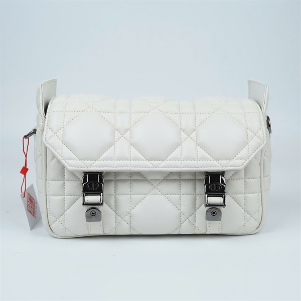 Túi Dior Diorcamp trắng (50-MA-0252) sz24 (PN) KG+