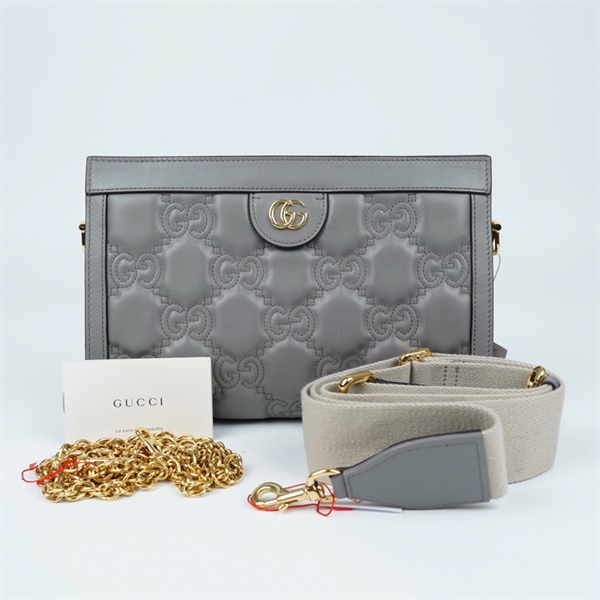 Túi GG xám 2 strap (702200-520981) sz26 (PN) KG+