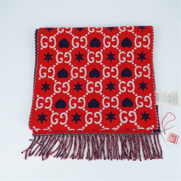 Khăn GG đỏ họa tiết sz30x200 (PN) KG+