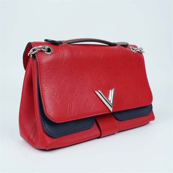 Túi LV hoa đỏ 2 nắp (AH5116) sz25 (PN) KG+