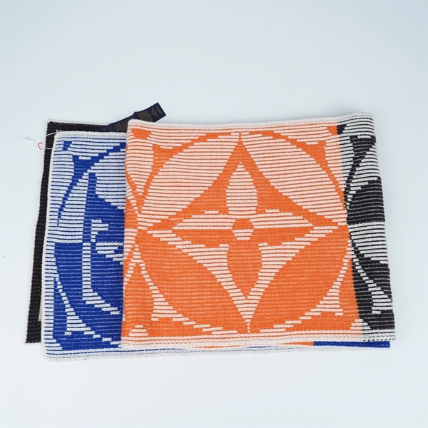 Khăn LV cam xanh đen sz30x160 (PN) KG+