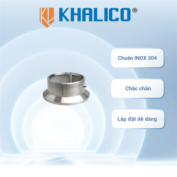 ĐT vịn M4 pi 60 mờ KL304