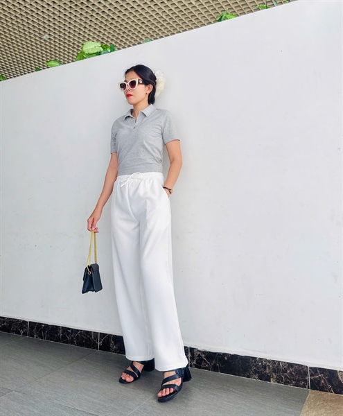 Quần suông nữ chất kaki cotton (Boil)