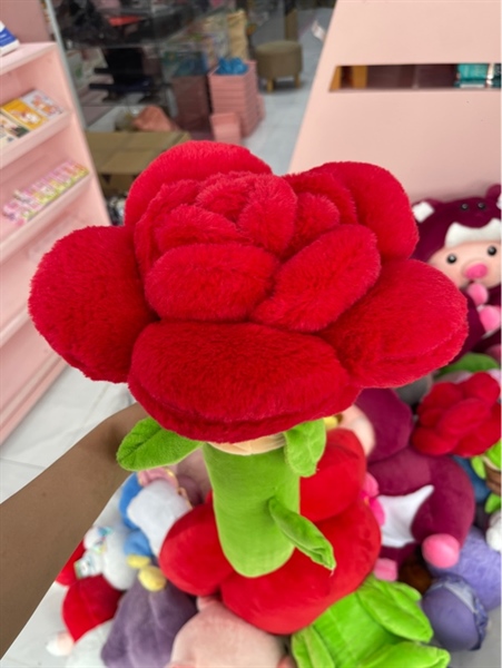 Gấu hoa hồng quảng châu 45cm