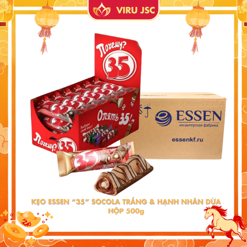 Kẹo Essen "35" Socola Xốp Sữa