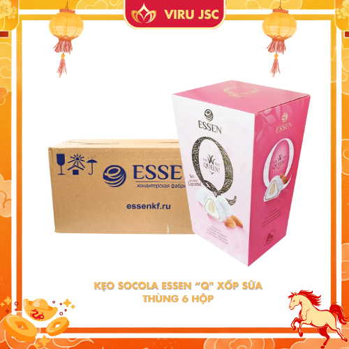 Kẹo Essen "Q" Socola Trắng Kem Hạnh nhân & Dừa