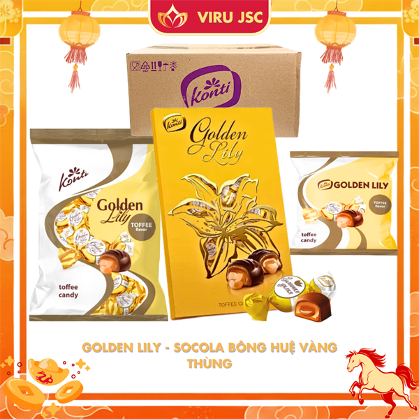 Golden LiLy - Kẹo socola Bông Huệ Vàng