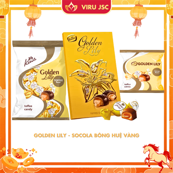 Golden LiLy - Kẹo socola Bông Huệ Vàng