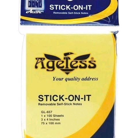 Giấy Note Vàng 3x4 inch Egeless