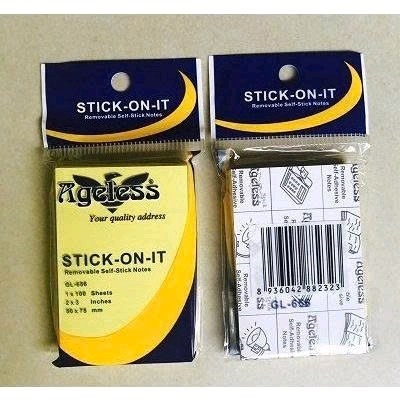 Giấy Note Vàng 3x2 inch Ageless
