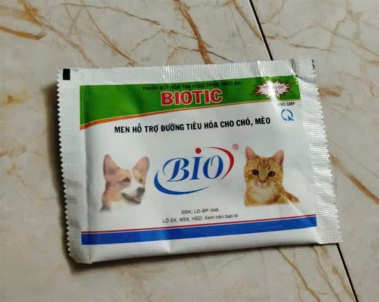 BIO BIOTIC men tiêu hoá chó, mèo 5g
