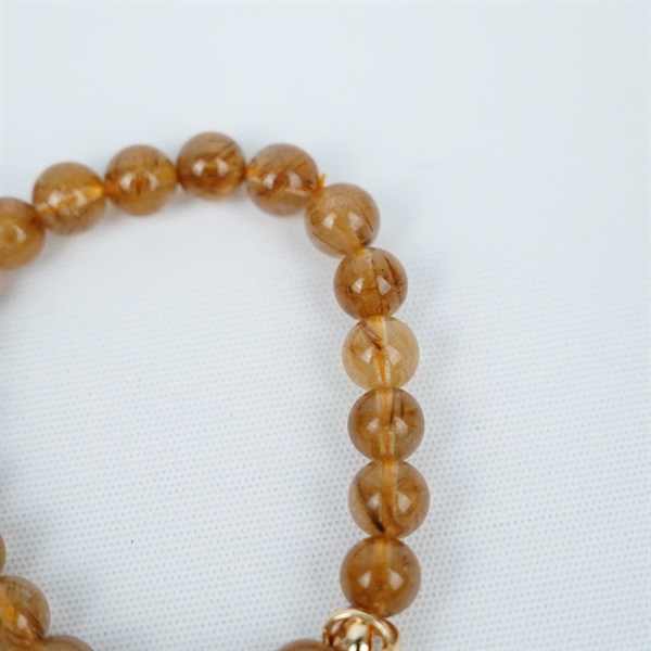 Vòng thạch anh tóc nâu 20 hạt (936886) KG+