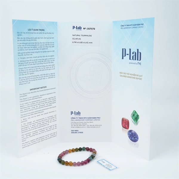 Vòng Tourmaline 30hạt 317173 +