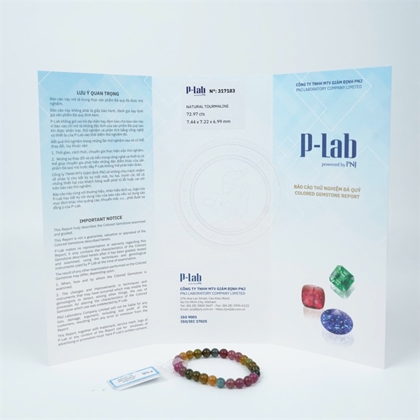 Vòng Tourmaline 30hạt 317183+