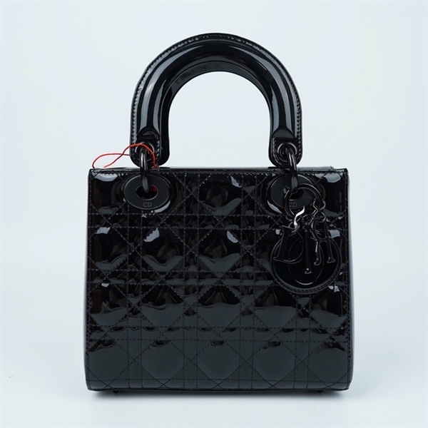 Túi Dior Lady đen bóng (10-MA-0231) szS (BMC) KG+