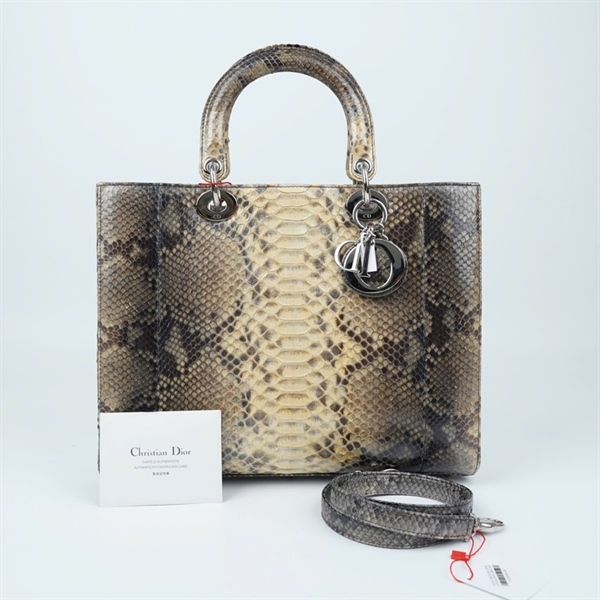 Túi Dior Lady da trăn (02-MA-0172) szL(32cm) (BMC) KG+