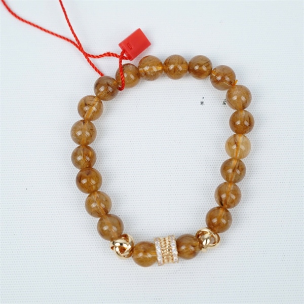 Vòng thạch anh tóc nâu 20 hạt (936886) KG+