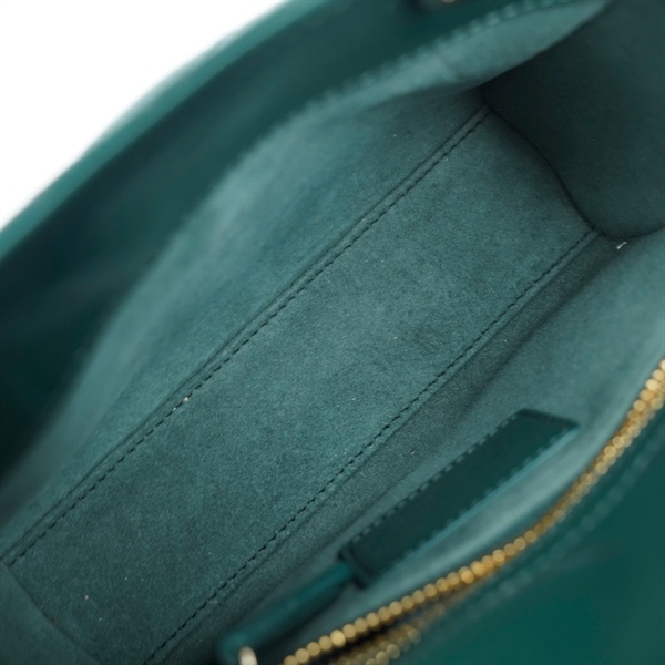 Túi Dior Lady xanh bóng (04-MA-0233) szmini (BMC) KG+