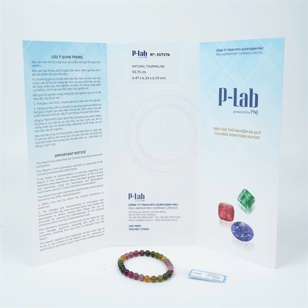 Vòng Tourmaline 30hạt 317176 +