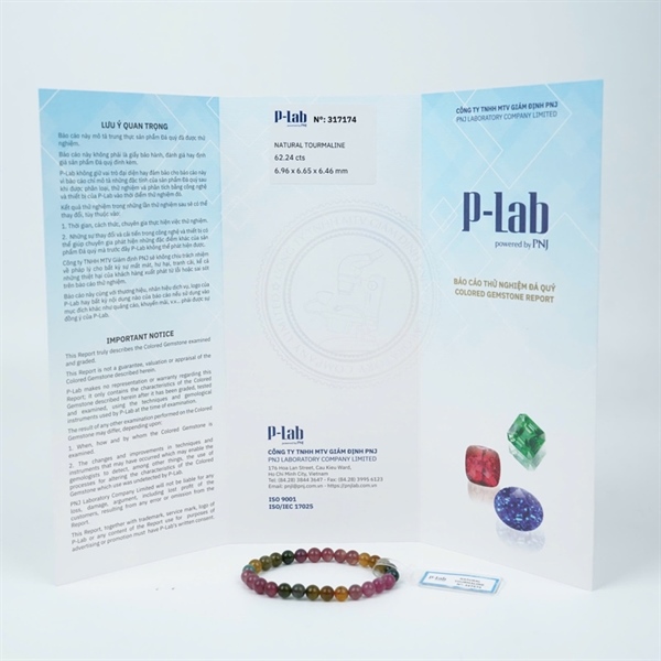 Vòng Tourmaline 30hạt 317174 +