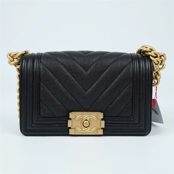 Túi Chanel Boy đen (26352092) sz20 (BMC) KG+