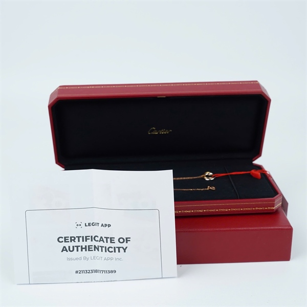 Vòng tay Cartier vàng 3 mặt tròn (PTW226) KG+