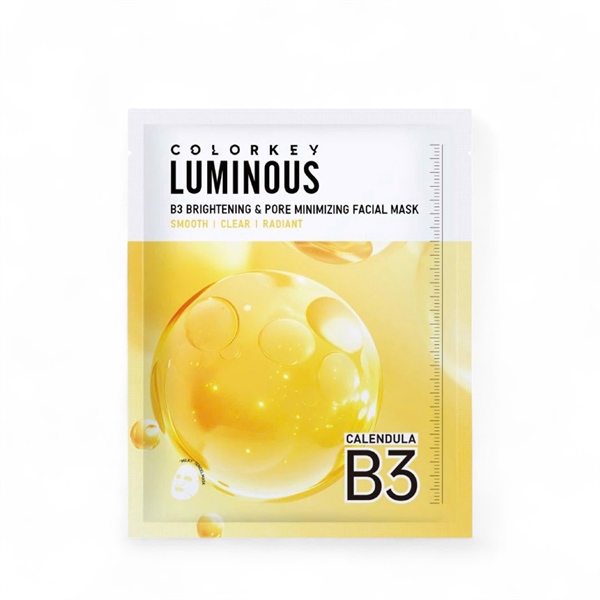 Mặt Nạ COLORKEY LUMINOUS - B3 Brightening & Pore Minimizing ( Vàng )