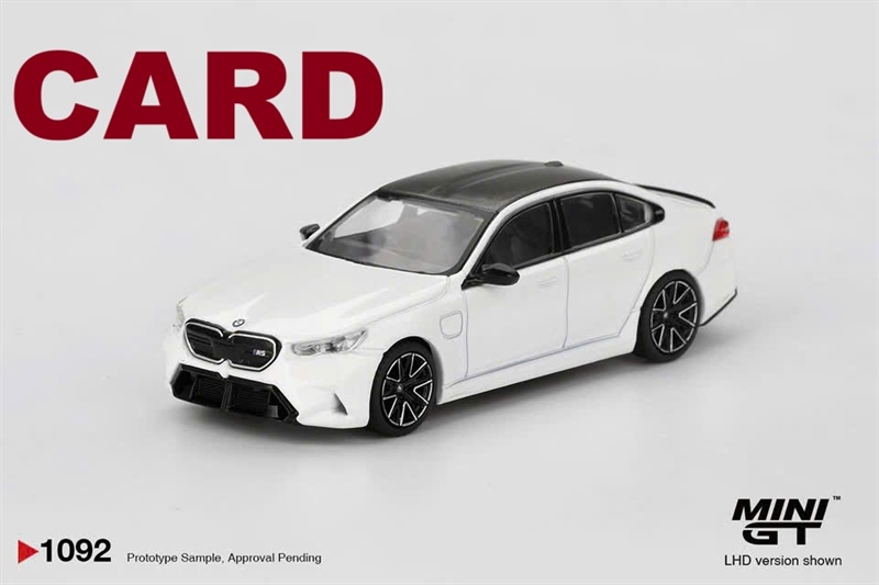 [SGTVN] Mini GT Card Version MGT01092 BMW M5 Alpine White