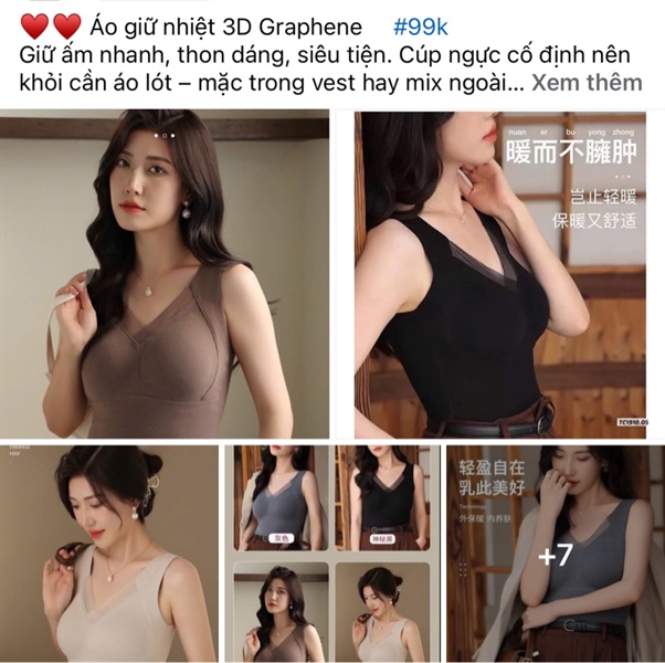 Áo giữ nhiệt nữ