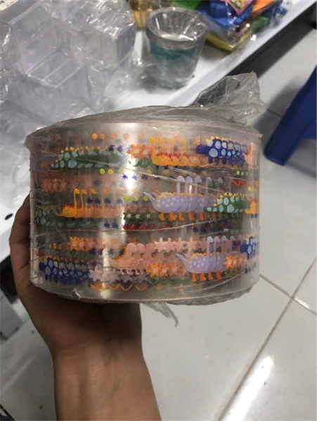 Viền cứng mica Khủng long