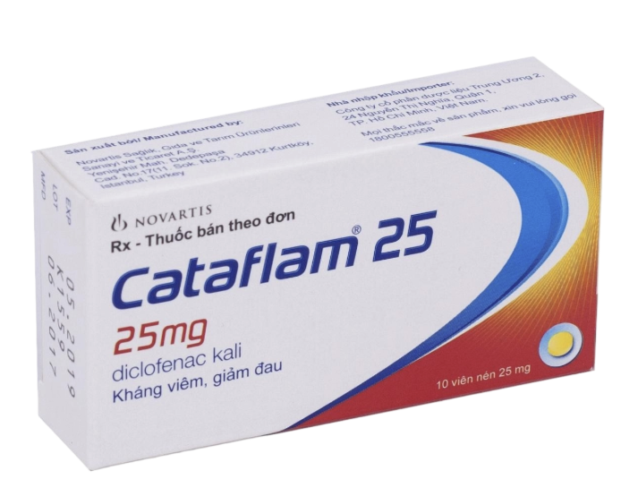 Cataflam 25mg novartis (h/10v)