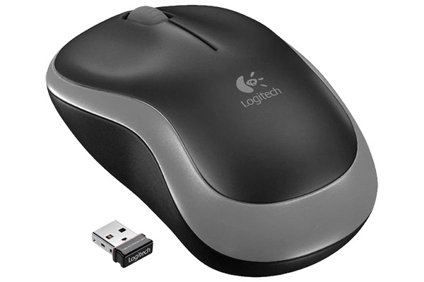 Chuột không dây Logitech (Wireless 10 mét, Pin AA, DPI 1000) và dịch vụ giao lắp - Bảo hành 12 tháng