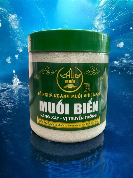 Muối biển Rang xay